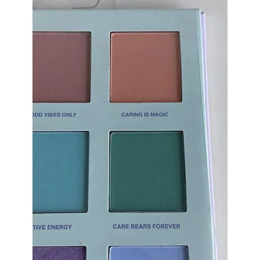 Care Bears 12‎ Eyeshadow Palette Pastel Makeup Rainbow Shimmer Matte With Mirror